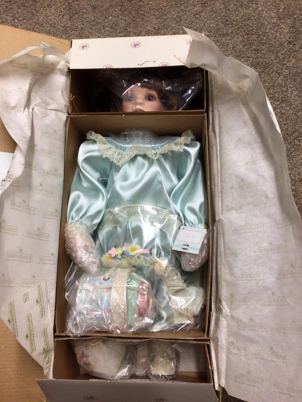 Cecilia Porcelain Doll